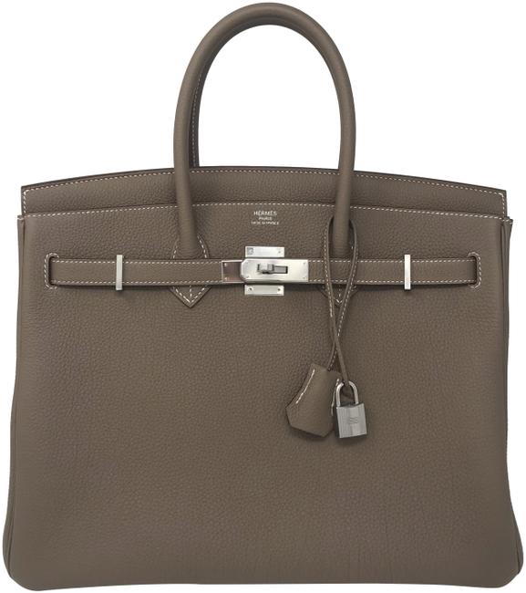 Hermes Birkin 35 Etoupe Togo Satchel