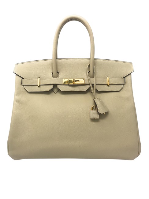 Hermes Birkin 35cm Parchemin Epsom Leather Satchel