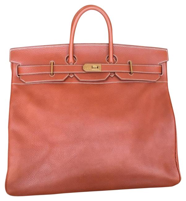 Hermes Birkin 50 Gold Togo Leather Satchel