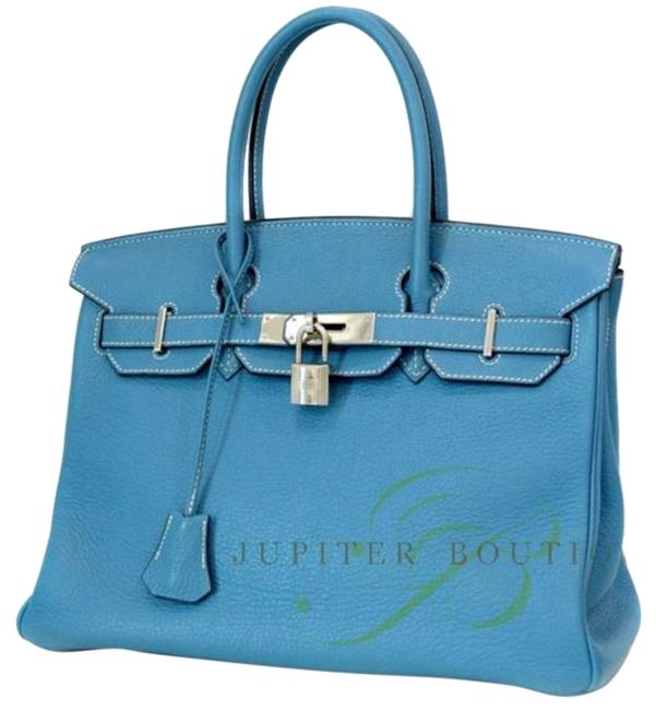 Hermes Birkin Blue Jean Togo Satchel