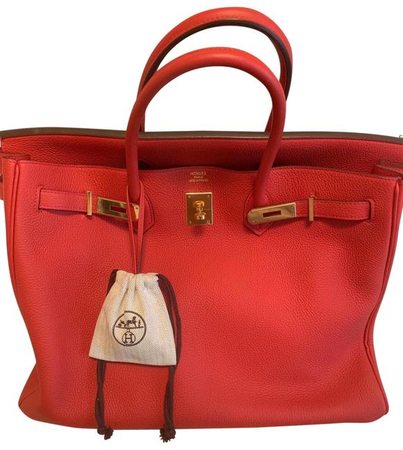 Hermes Birkin Leather Hobo Bag
