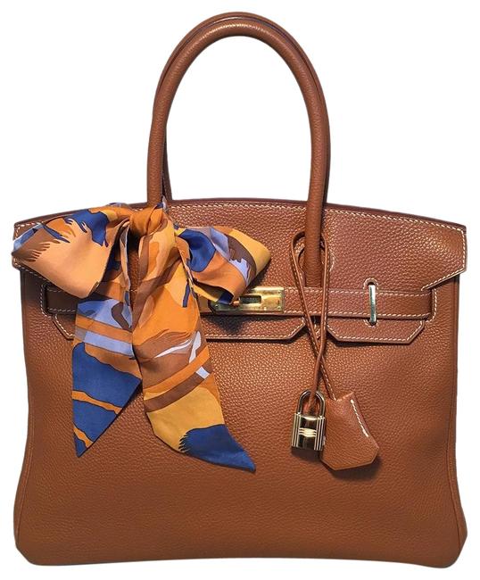 Hermes Birkin Natural Togo Ghw 30cm Tan Leather Tote