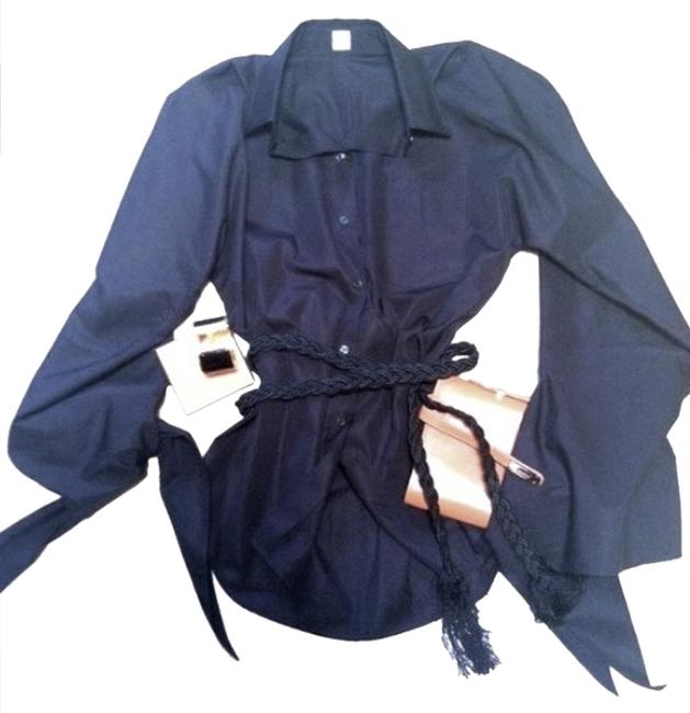 Hermes Black Blouse 