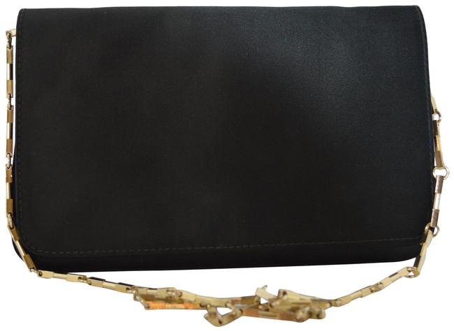 Hermes Black Toile Shoulder Bag