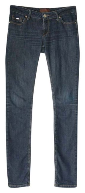 Hermes Blue Medium Wash Skinny Jeans