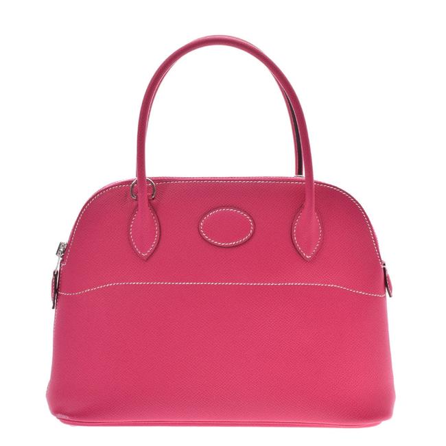 Hermes Bolide 27 Womens Handbag Rose Tyrien Satchel