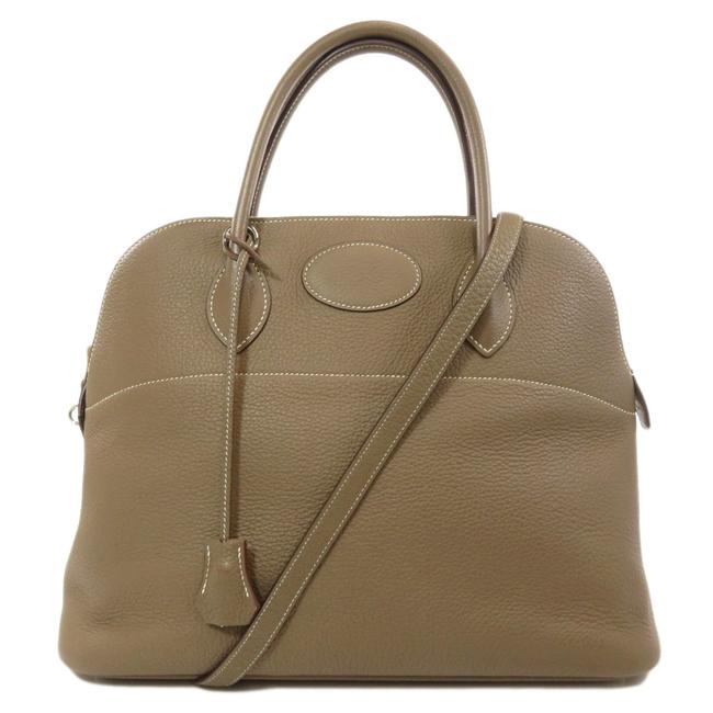 Hermes Bolide 35 Etoop Handbag Taurillon Ladies BrownEtoupe Gray Satchel