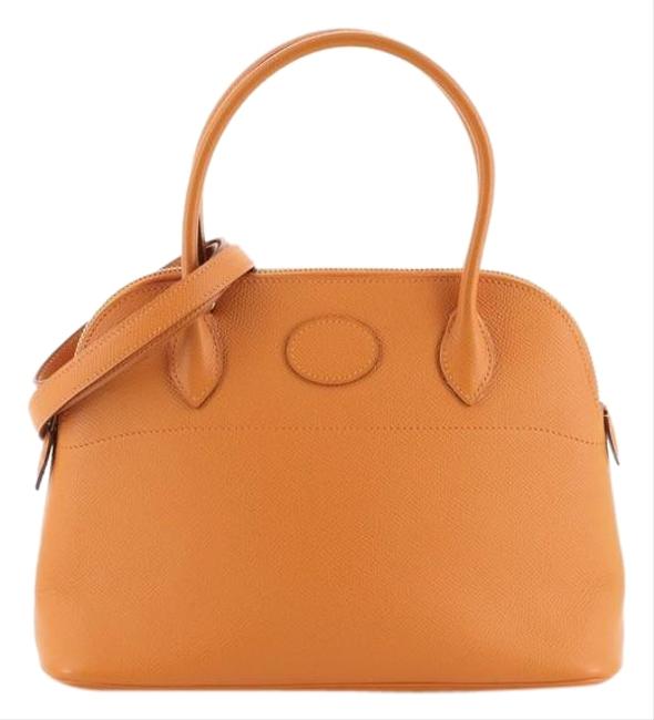 Hermes Bolide Epsom 27 Orange Cowhide Leather Tote