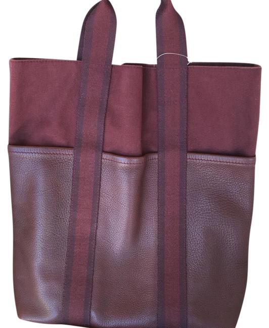 Hermes Brick Canvas Tote