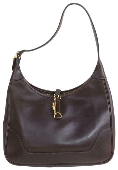 Hermes Brown Leather Shc7 10147 Shoulder Bag