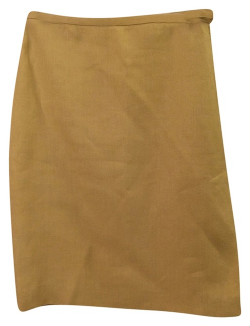 Hermes Camel Linen Skirt 