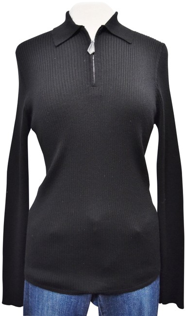 Hermes Cashmere Size Medium Black Sweater