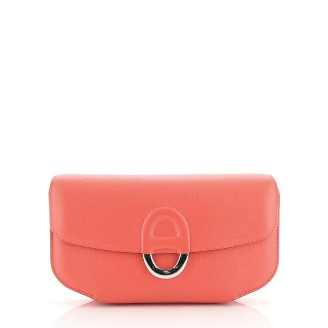 Hermes Cherche Midi Epsom Pink Clutch