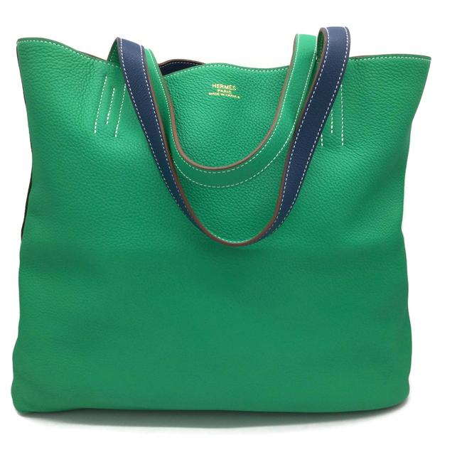 Hermes Double Sens 45 MentheThalassa Clemence Tote