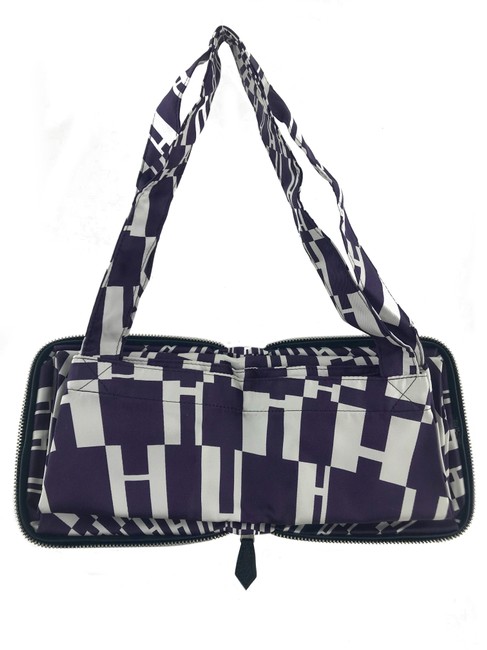 Hermes Eco Purple Silk Tote