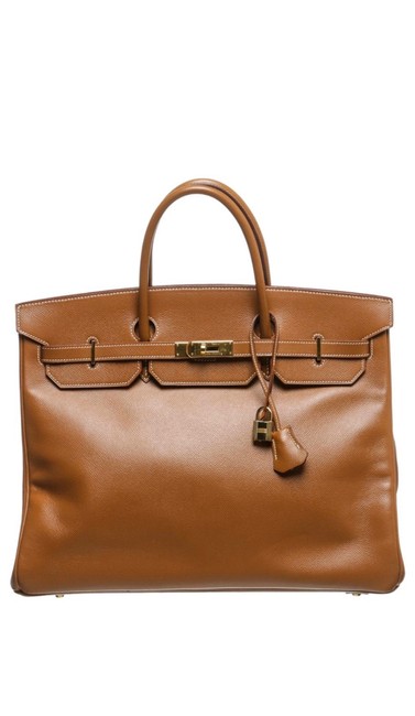 Hermes Epsom 40cm Gold Leather Tote