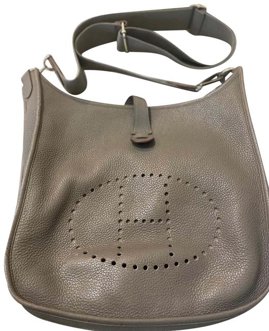 Hermes Evelyne Gm Etain Clemence Cross Body Bag