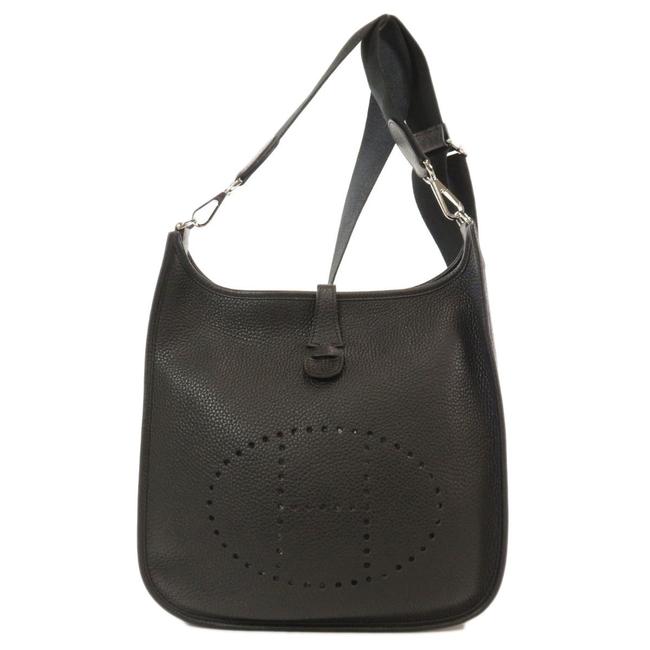 Hermes Evelyne Pm Taurillon Ladies Black Shoulder Bag