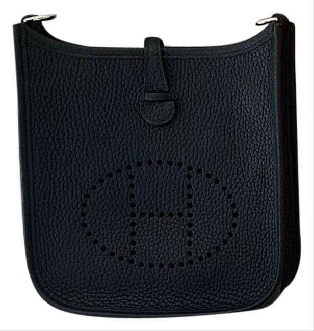 Hermes Evelyne Tpm 16 Black Cross Body Bag