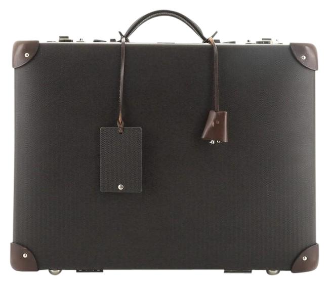 Hermes Faubourg Express Suitcase Vulcan Fiber Pm Brown Textile Cross Body Bag