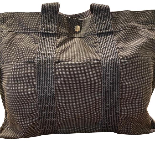 Hermes Fourre Tout Canvas Tote