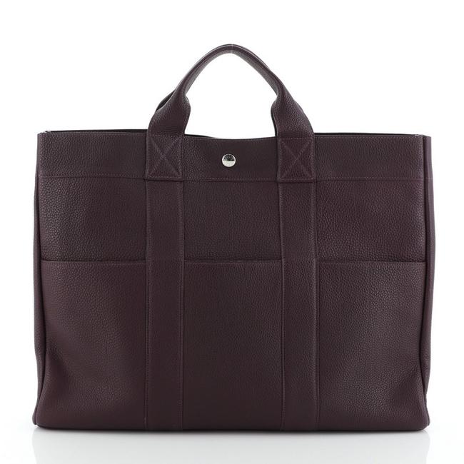 Hermes Fourre Tout Leather Mm Tote