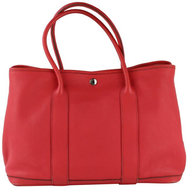 Hermes Garden Party 36 Bougainviella Leather Tote
