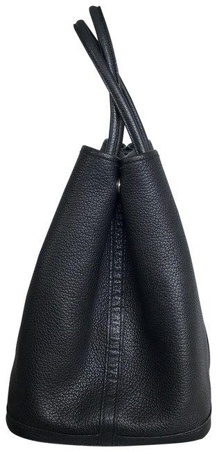 Hermes Garden Party Bag 36 Pm Black Leather Tote