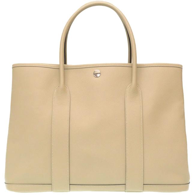 Hermes Garden Party Bag 36 Trench C Engraved 0021hermes Epsom Leather Tote