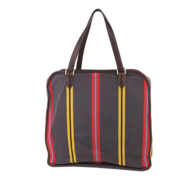 Hermes Gray Leather Shoulder Bag