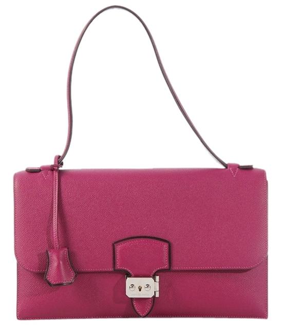 Hermes Illico Elan 32 Epsom Tosca Pink Leather Shoulder Bag