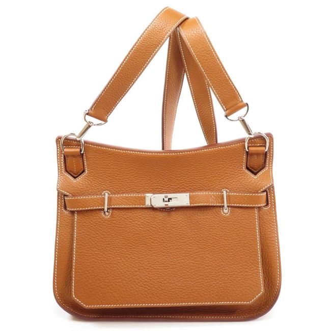 Hermes Jypsiere Ladies Gold Taurillon Clemence Leather Shoulder Bag