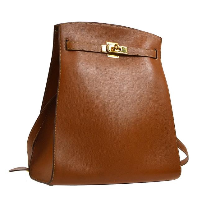Hermes Kelly 32 Brown Leather Shoulder Bag