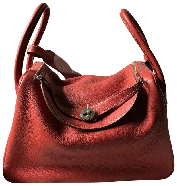Hermes Lindy 34 Sanguine Hobo Bag
