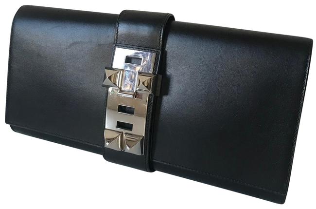 Hermes Medor Cdc Black Clutch
