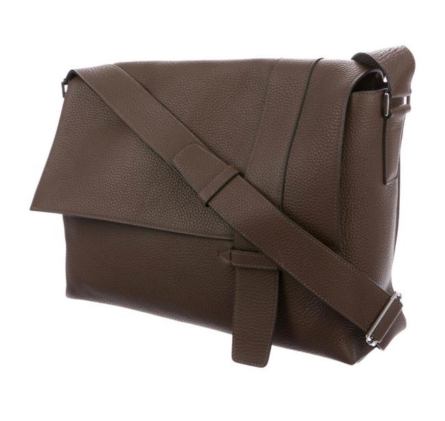 Hermes Messenger Clemence Alfred Brown Cross Body Bag
