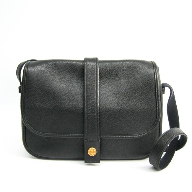 Hermes Noumea Unisex Navy Ardennes Leather Shoulder Bag