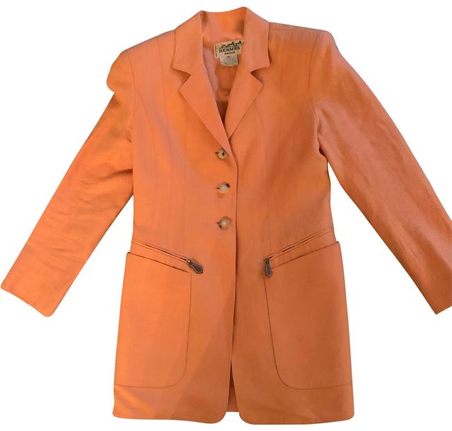 Hermes Orange Blazer 