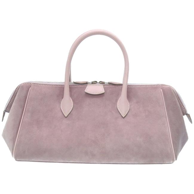 Hermes Parribonne Bay 27 Dobris Handbag Purple Satchel