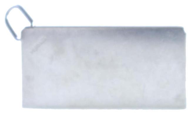 Hermes Pendant Charm 15hr0618 Silver Metal Clutch