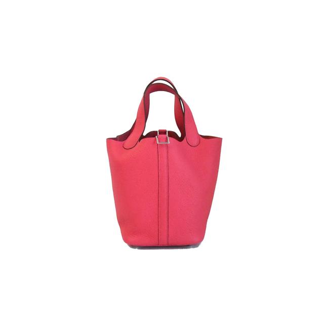 Hermes Picotin 18cm Phw Rose Extreme I8 Tote