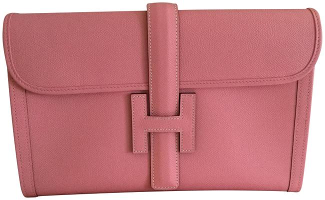 Hermes Pink Clutch