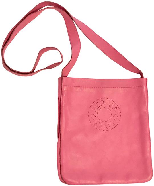 Hermes Pink Leather Cross Body Bag
