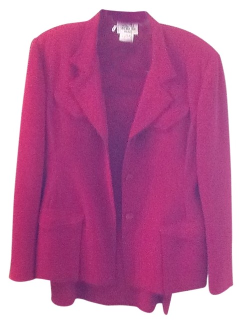 Hermes Red Skirt Suit 