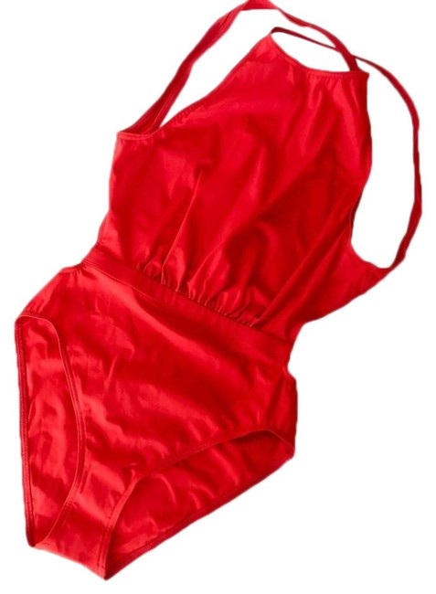 Hermes Red Swimsuit Swimwear One piece Bathing Suit 