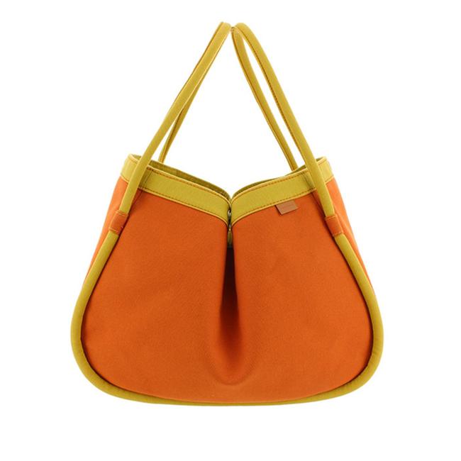 Hermes Sac Baga Gm Orange Canvas Tote