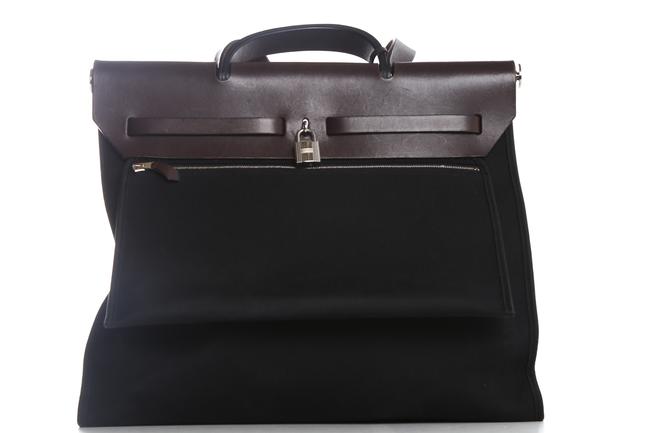 Hermes Shoulder Bag Black Tote