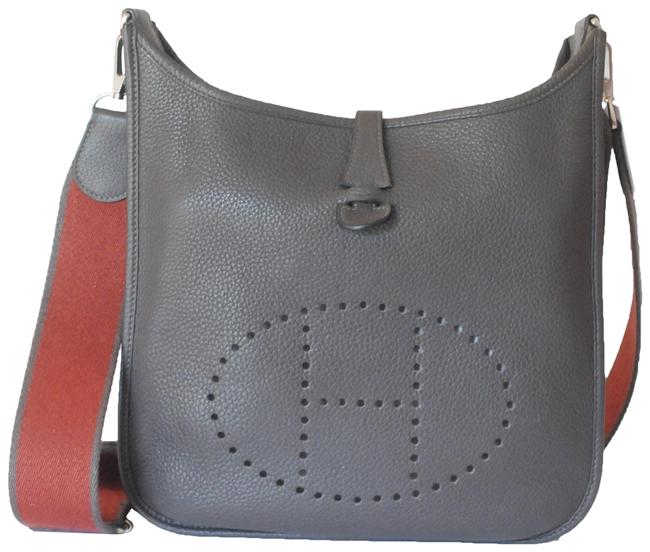 Hermes Shoulder Evelyne Moka Iii Pm 2012 Brown Leather Messenger Bag