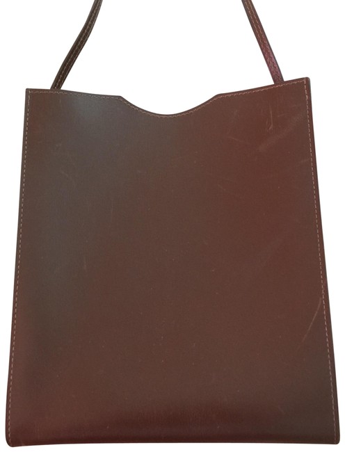 Hermes Shoulder Onimaitou Chocolate Leather Cross Body Bag