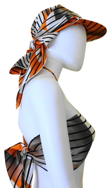 Hermes Signature Orange Multi Activewear Top 